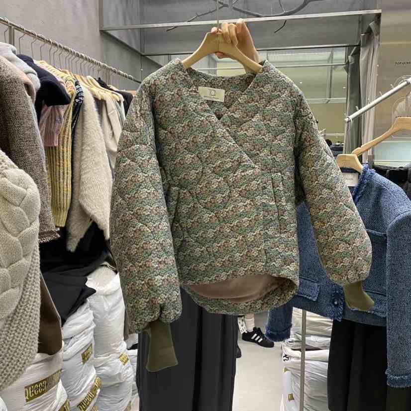 TOPQUEEN韓國直郵東大門實拍女裝新品真品時尚推薦短款棉服UOOV短款棉服