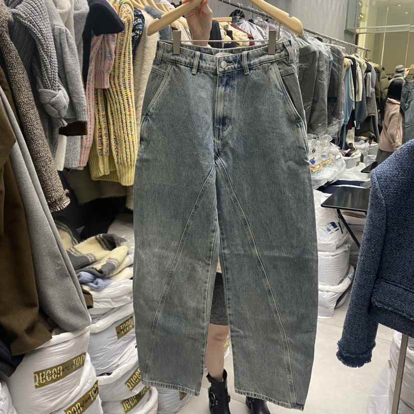 TOPQUEEN韓國直郵東大門實拍女裝新款時尚人氣休閑真品牛仔褲UOOV牛仔褲