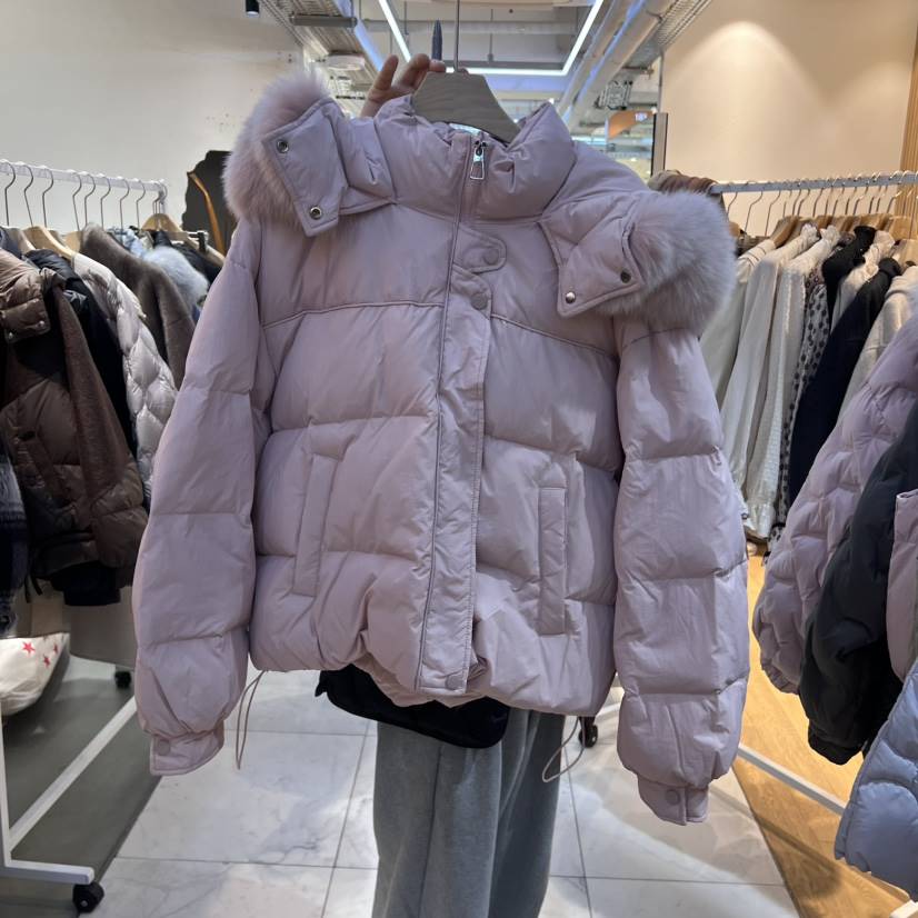 SIMPLE PARK/WMSTORY韓國直郵女裝新款熱賣休閑短款羽絨服SIMPLE PARK/WMSTORY短款羽絨服