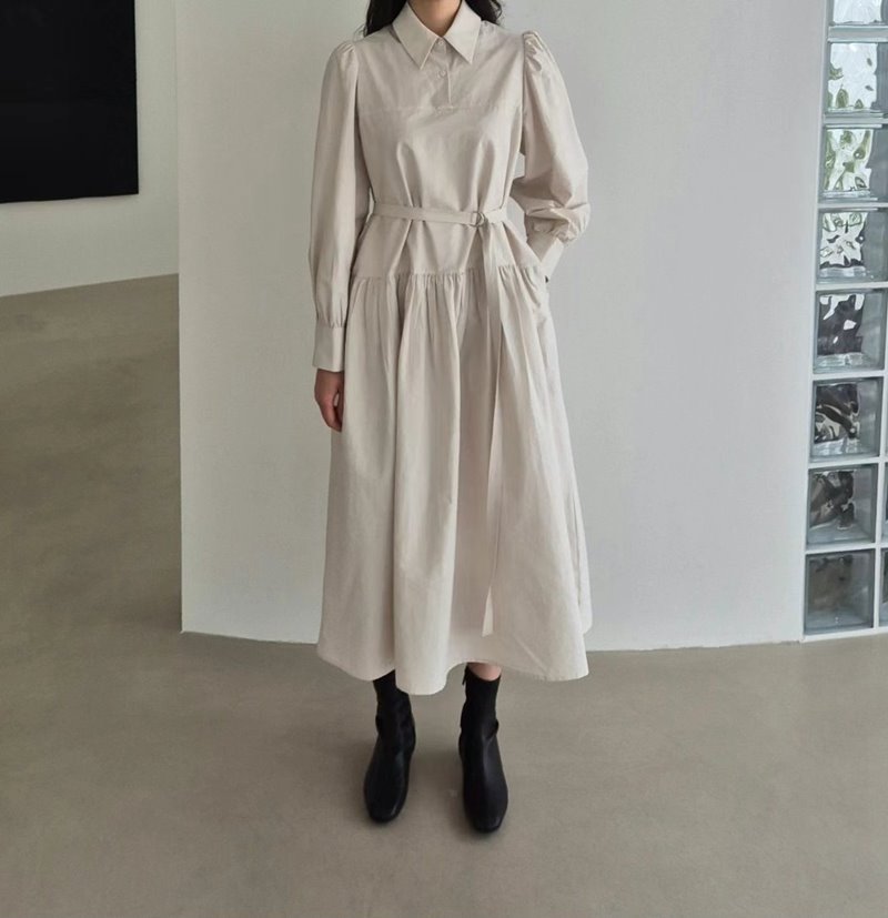 GOBSLMURI韓國直郵女裝新款時尚24秋冬真品推薦人氣連衣裙GOBSLMURI-2件起連衣裙