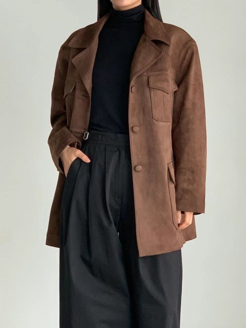 DANDAN東大門實拍女裝新品真品時尚人氣熱賣休閑職業短款大衣BARISTAR短款大衣