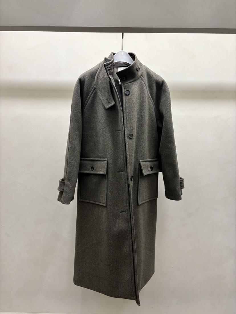 Waller韓國直郵女裝新品人氣熱賣24秋冬職業時尚中長款大衣NOTHING中長款大衣