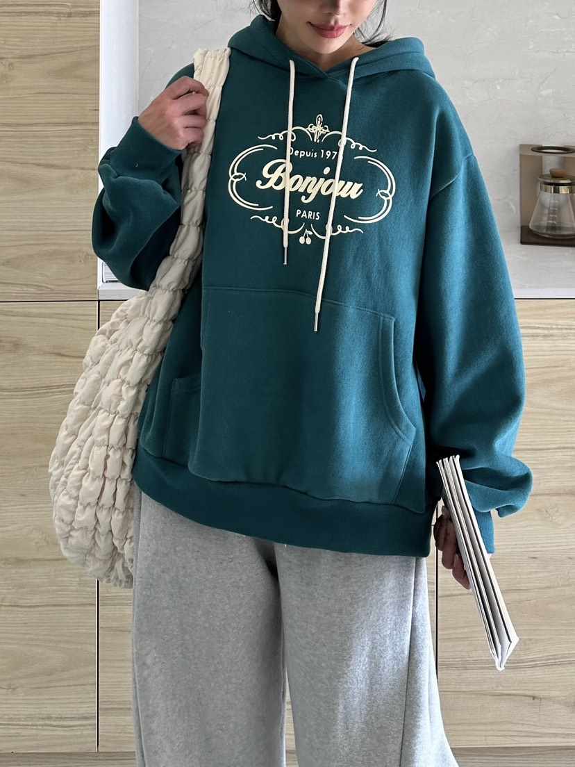 GLAM MOCHA韓國直郵東大門實拍女裝新款24秋冬時尚休閑衛衣SIERRA衛衣