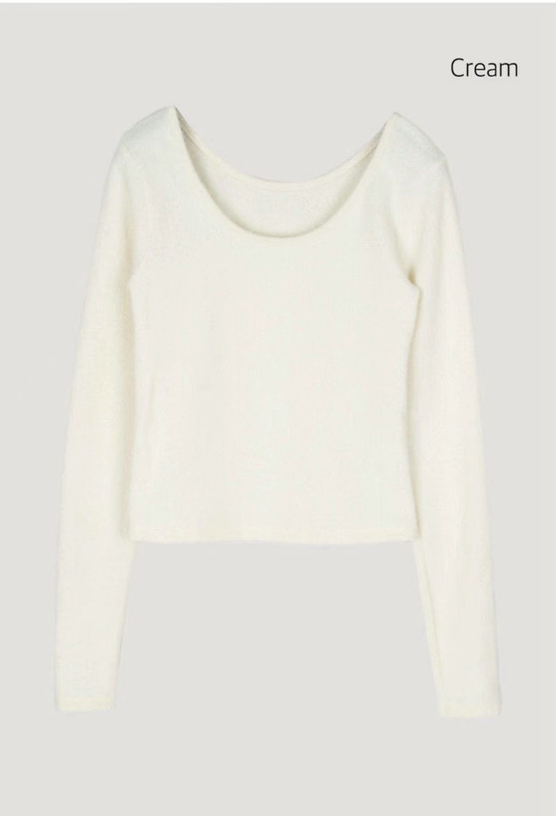 BIRTHDAY-OT韓國直郵東大門實拍女裝新款24秋冬熱賣長袖T恤BIRTHDAY-OT長袖T恤