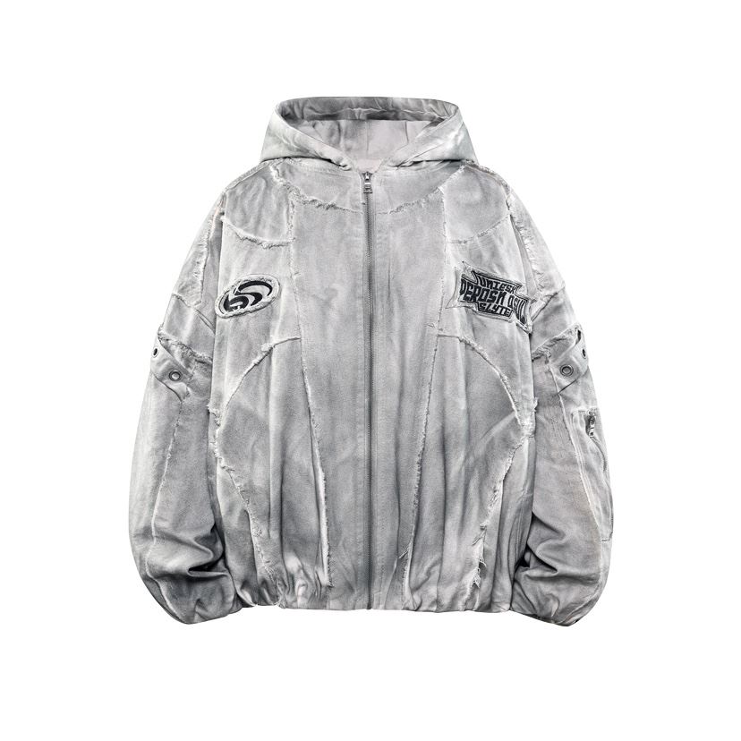 hash韓國直郵東大門實拍女裝新品休閑職業24秋冬短款棉服HASH短款棉服