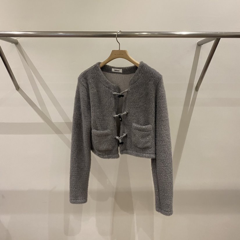 Silver直郵韓國代購女裝新品職業人氣真品24秋冬上衣開衫SILVER上衣