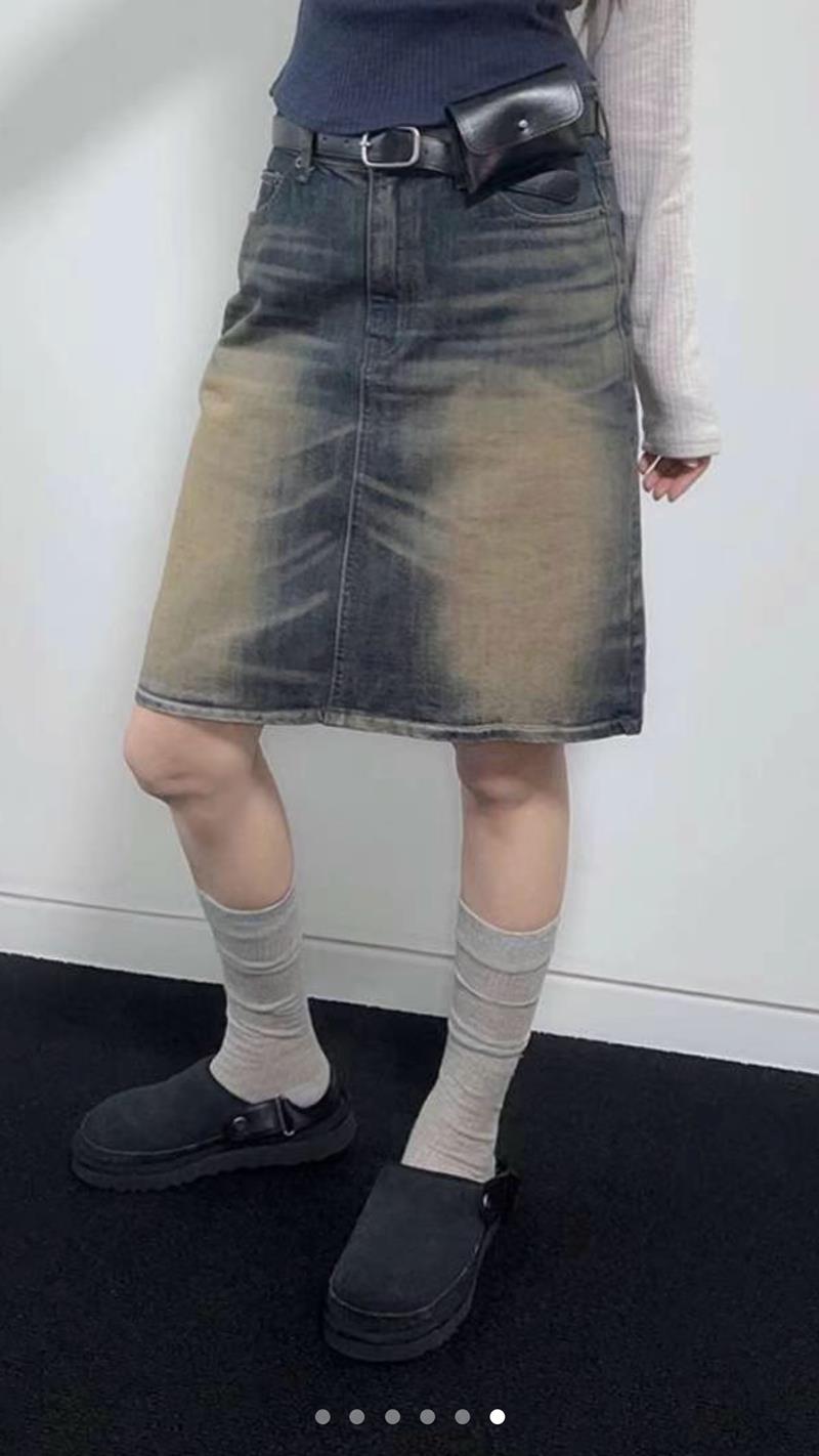 1OR2韓國直郵東大門代購女裝新品休閑人氣真品半身裙中短裙OOTJ/1OR2半身裙/中短裙