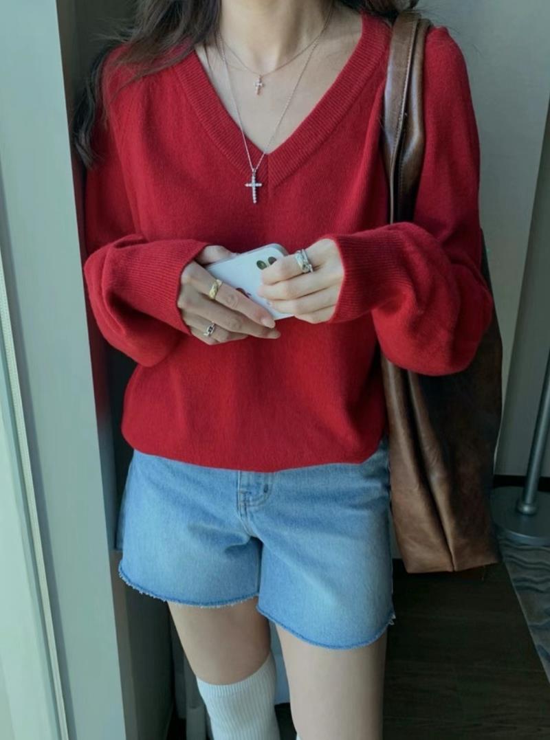 HIDEWAY韓國直郵東大門代購女裝新款真品24秋冬時尚針織衫HIDEWAY針織衫