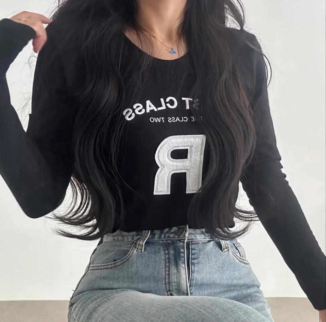 STYLE J-스타일J-T韓國直郵女裝新品推薦真品時尚長袖T恤magie長袖T恤