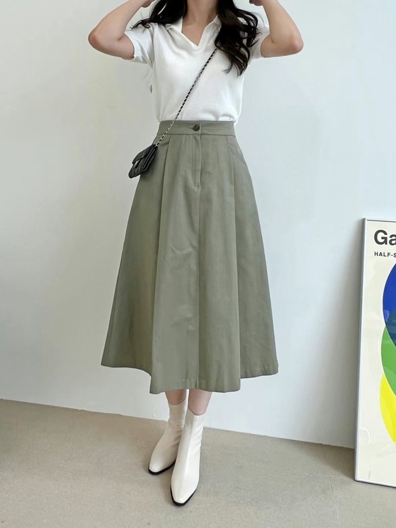 MARID直郵韓國代購女裝新款推薦休閑職業真品人氣時尚熱賣長裙WITHMOON長裙