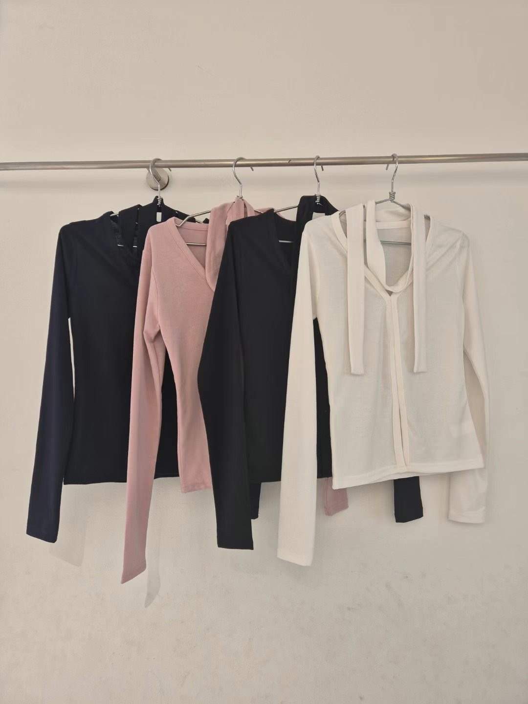 제이어페럴直郵韓國代購女裝新款時尚24秋冬針織衫含脖帶JAPPAREL針織衫