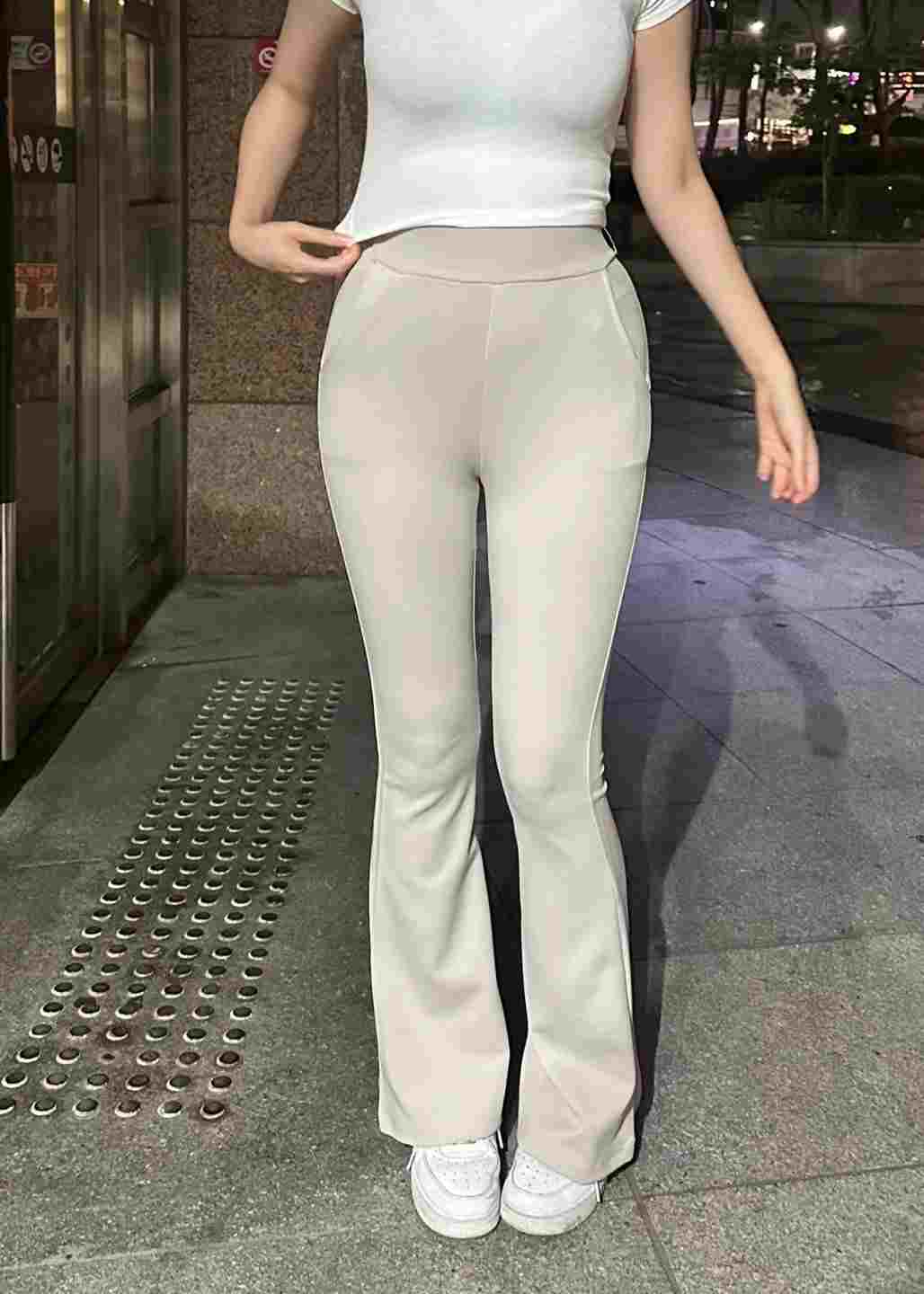 제이어페럴直郵韓國代購女裝新款人氣職業24秋冬休閑褲喇叭JAPPAREL休閑褲