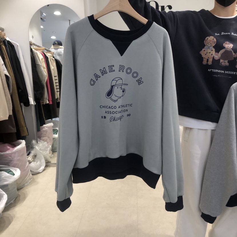 FAR韓國直郵東大門代購女裝新品真品職業休閑24秋冬人氣衛衣X-MOOD衛衣