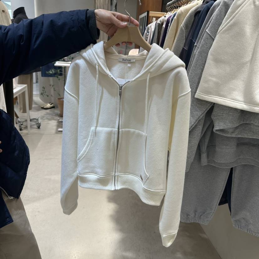 But ton/BOUTIQUE SEOUL-P韓國直郵東大門代購女裝新款休閑衛衣羊毛兜帽But ton/BOUTIQUE SEOUL衛衣