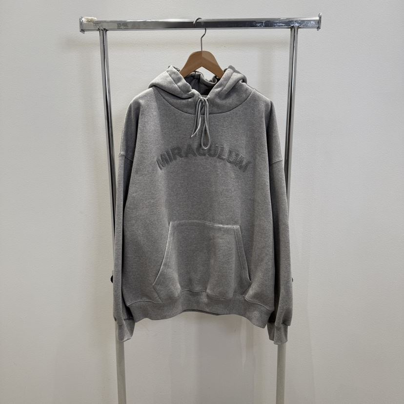 空韓國直郵女裝新品推薦人氣職業熱賣時尚24秋冬衛衣拉絨兜帽CRESCENT-男裝衛衣