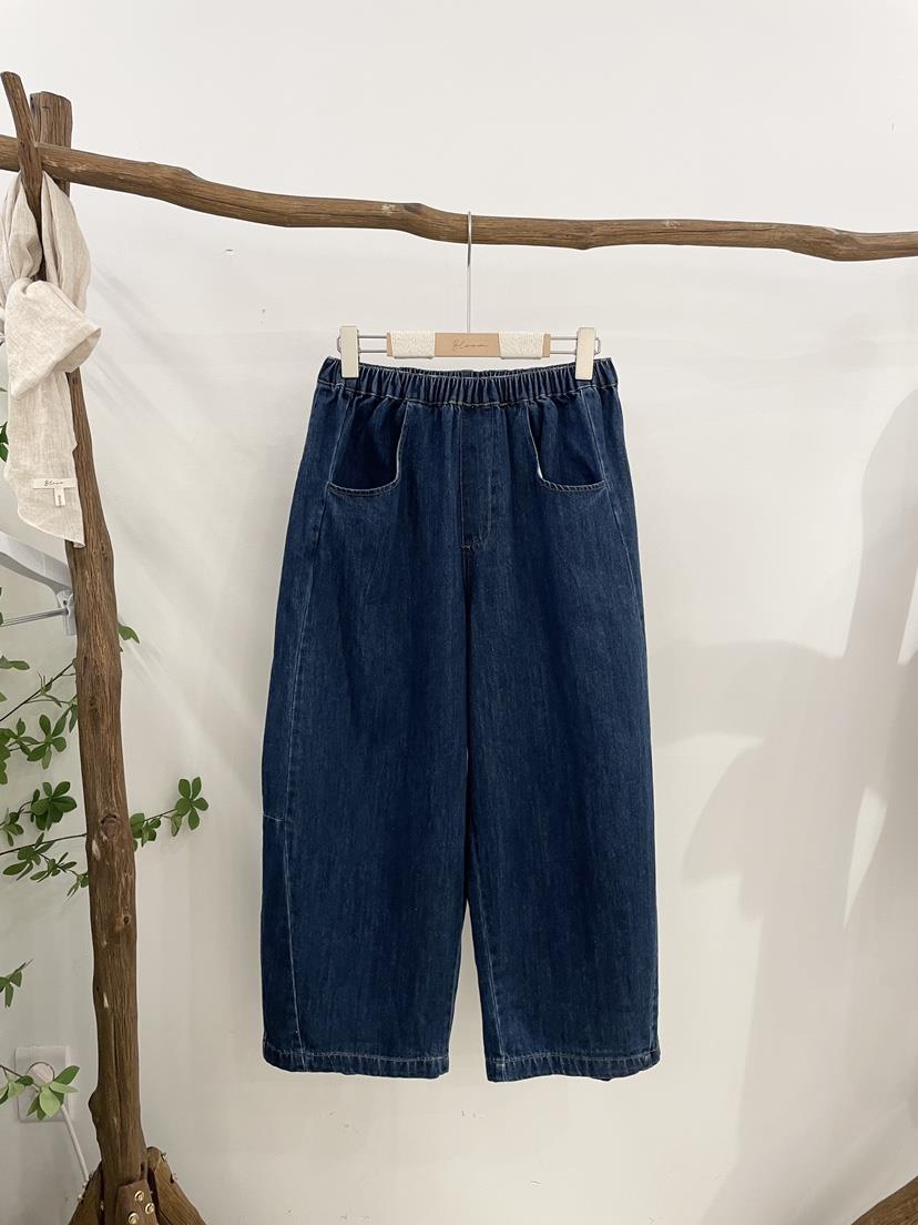 BLOOM韓國代購女裝新品推薦真品人氣職業24秋夏牛仔褲鏤空BLOOM-S牛仔褲