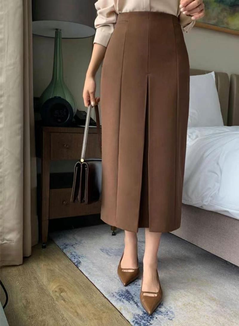 ELROI直郵韓國代購女裝新款休閑職業人氣推薦24秋冬熱賣長裙ELROI-2件起長裙