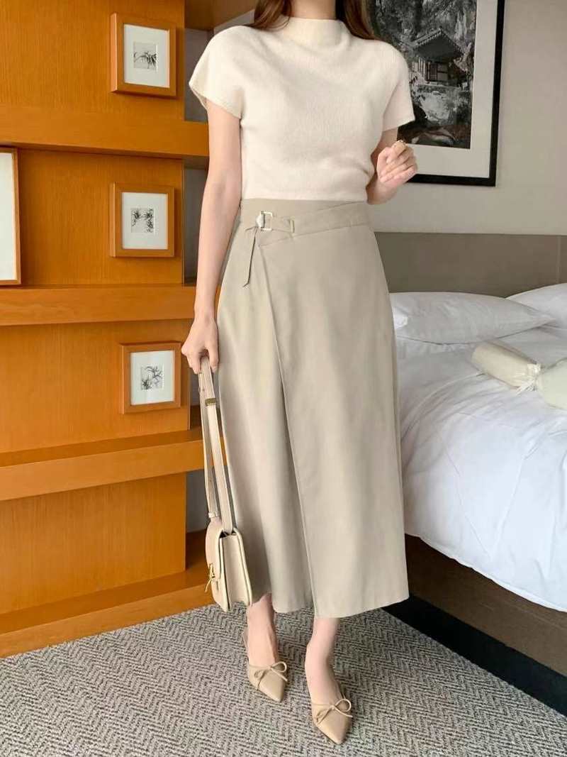 ELROI韓國直郵東大門實拍女裝新品職業熱賣時尚真品24秋冬長裙ELROI-2件起長裙