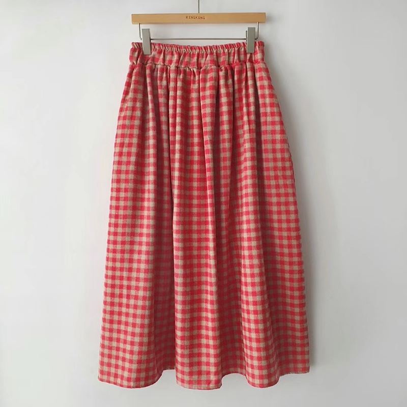 KINGKONG韓國直郵東大門實拍女裝新款熱賣休閑半身裙中短裙KINGKONG半身裙/中短裙