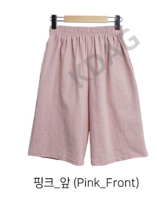 BLESSU韓國直郵東大門實拍女裝新款人氣職業休閑短褲口袋亞麻BLESSU短褲