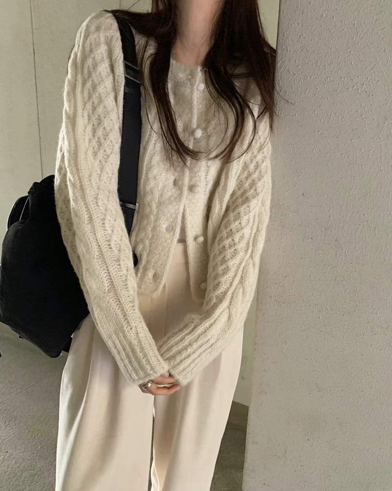 PYT-ot韓國直郵東大門代購女裝新品人氣職業時尚真品24秋冬毛衣pretty young thing毛衣