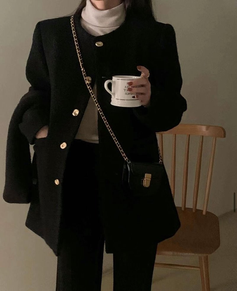 MY YOUNG直郵韓國代購女裝新款24秋冬真品推薦熱賣職業夾克RIPPLE夾克
