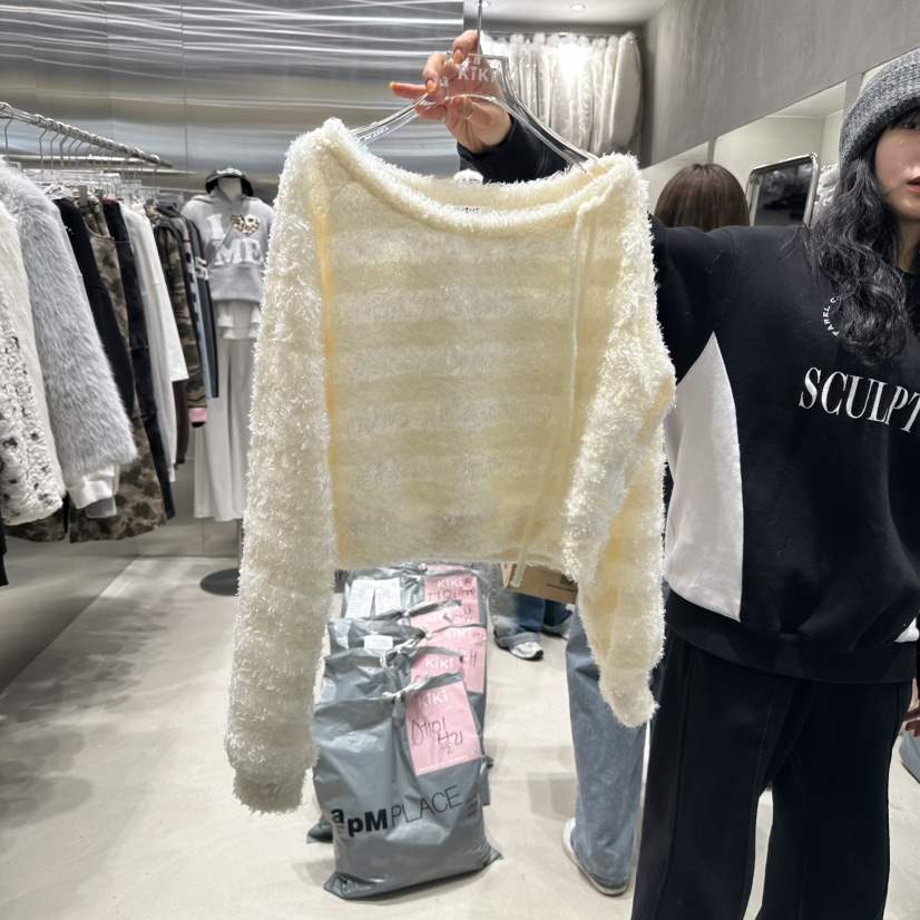 KiKi韓國直郵東大門代購女裝新款時尚休閑真品職業24秋冬針織衫KIKI針織衫