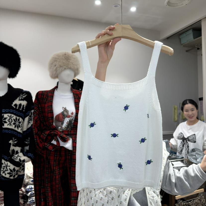 DELICIOUS韓國直郵女裝新款24秋冬時尚職業熱賣真品吊帶背心NOVUS吊帶/背心