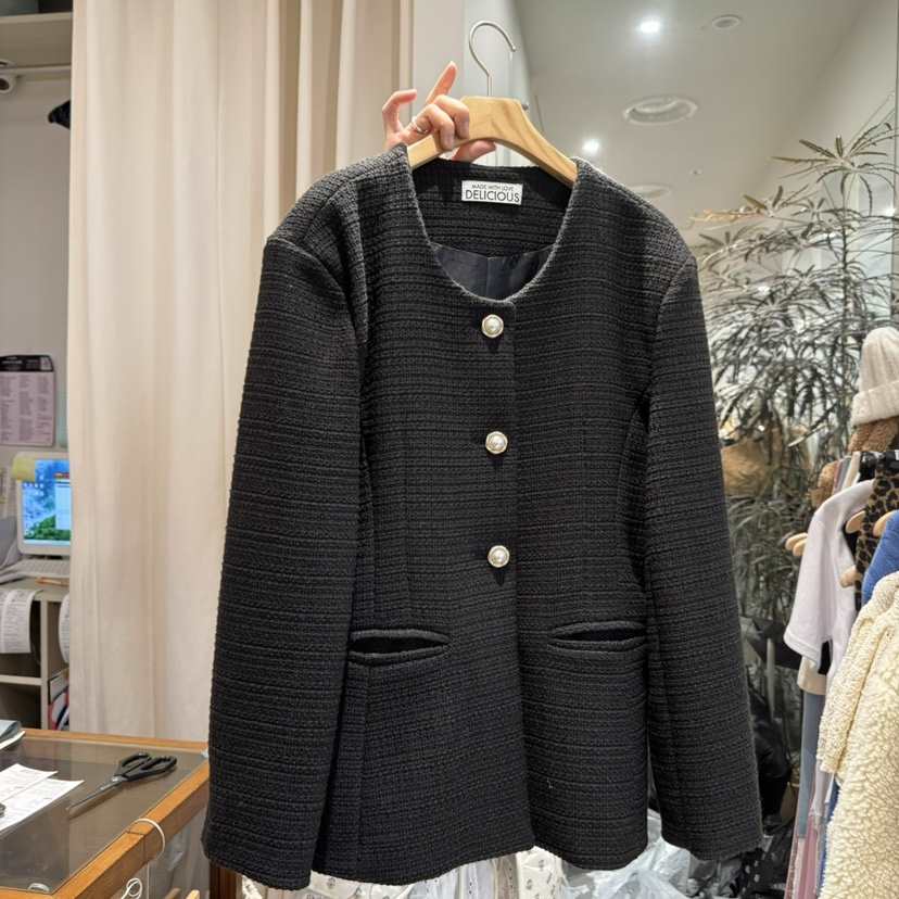 DELICIOUS韓國直郵東大門代購女裝新品休閑時尚人氣職業夾克NOVUS夾克