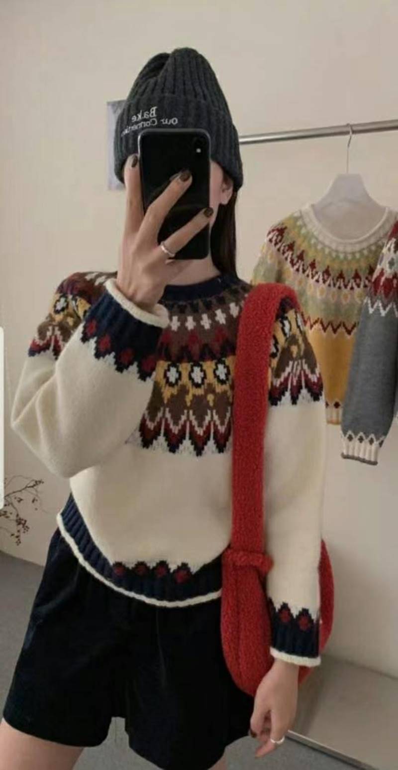 KKANNJUU韓國直郵東大門實拍女裝新款職業時尚推薦24秋冬針織衫KKAMJUU針織衫