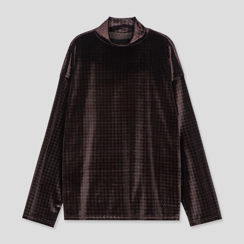 N.BLACKSTORE直郵韓國代購女裝新品時尚真品推薦T恤天鵝絨N.BLACKSTORET恤