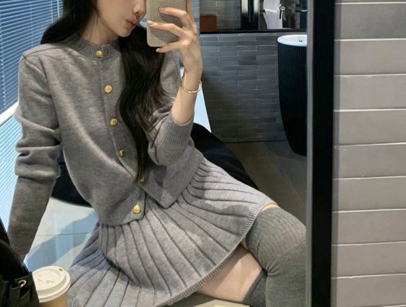 ETEMOY韓國直郵東大門實拍女裝新款休閑推薦職業真品熱賣套裝ETEMOY套裝