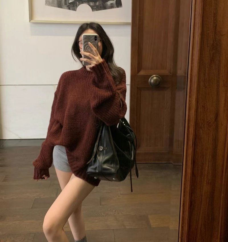 ETEMOY直郵韓國代購女裝新款人氣推薦真品休閑24秋冬針織衫保暖ETEMOY針織衫