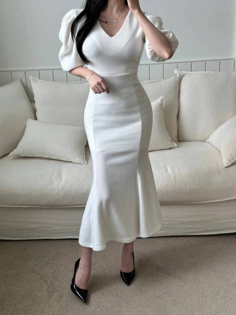 HEE SHOP直郵韓國代購女裝新品真品24秋冬職業熱賣人氣連衣裙HEE SHOP連衣裙