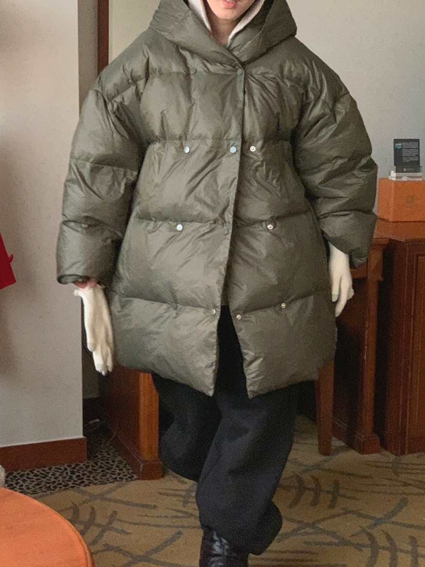 JKICHI韓國直郵東大門實拍女裝新品24秋冬熱賣短款羽絨服鴨絨EDIT短款羽絨服