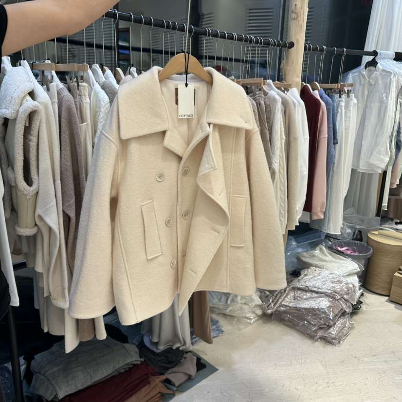 Copiner直郵韓國代購女裝新品推薦24秋冬人氣真品時尚短款大衣COPINER短款大衣