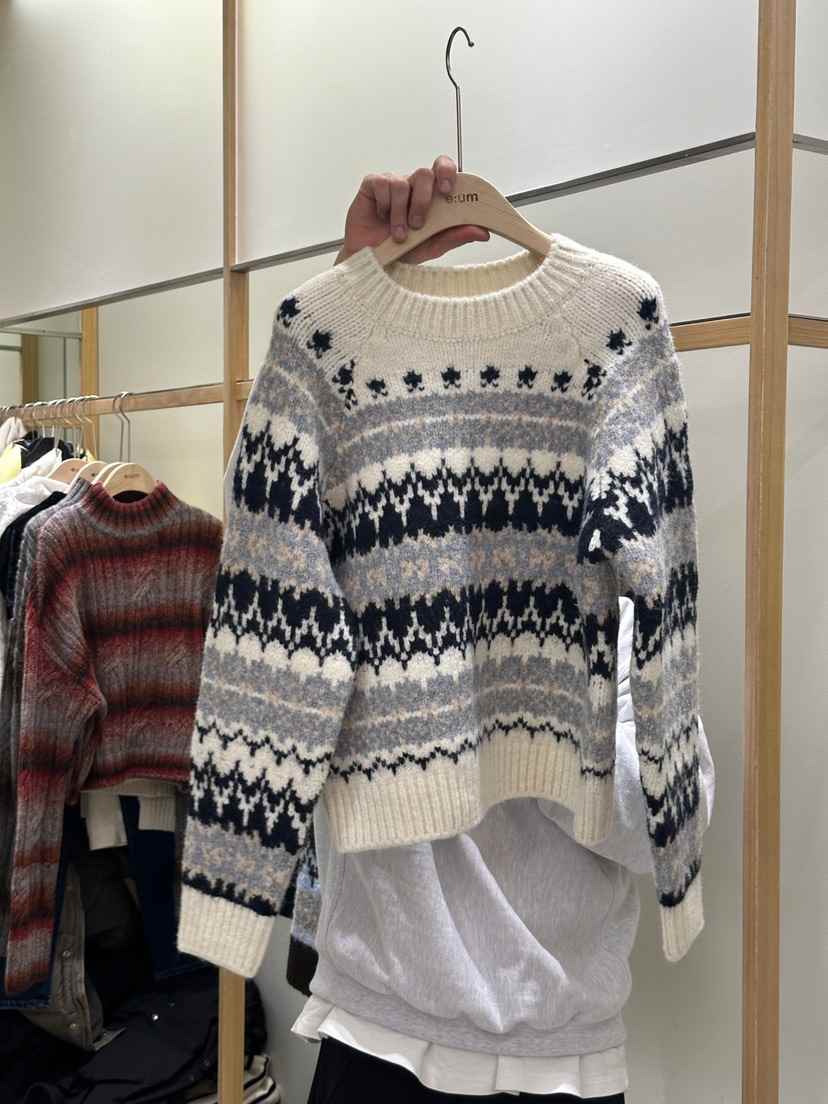 eum韓國直郵東大門代購女裝新款熱賣職業人氣真品推薦針織衫EUM針織衫