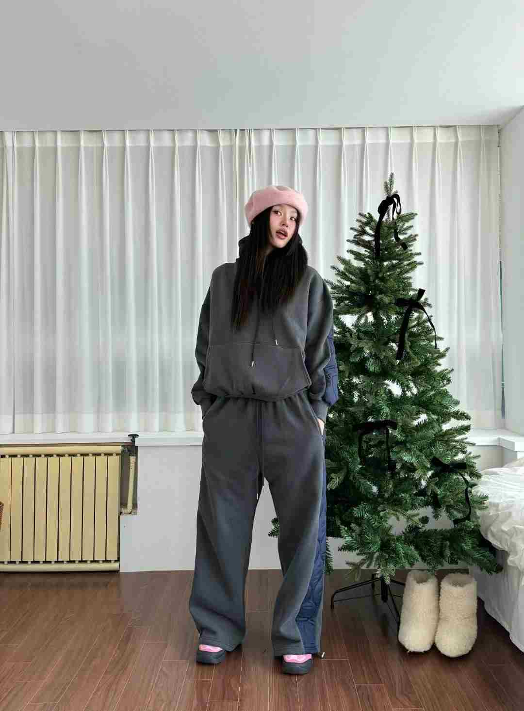 LOSTILE韓國直郵東大門代購女裝新品24秋冬推薦時尚休閑套裝THE ZOA套裝