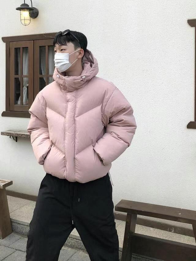 SPACE韓國直郵東大門代購女裝新品熱賣真品24秋冬短款羽絨服SPACE-男裝短款羽絨服