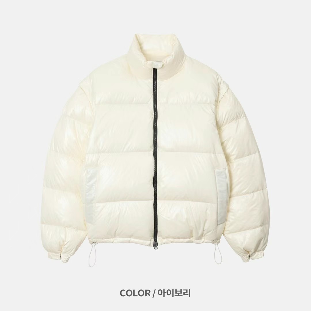 SPACE韓國直郵女裝新品職業休閑真品熱賣人氣短款羽絨服可拆卸SPACE-男裝短款羽絨服