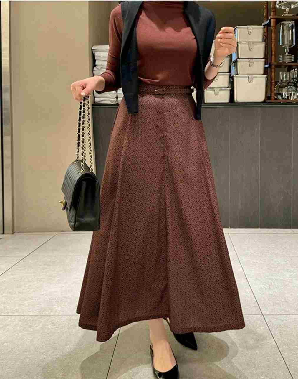 MELON韓國直郵女裝新款人氣熱賣真品24秋冬推薦休閑時尚長裙ANDANTE長裙