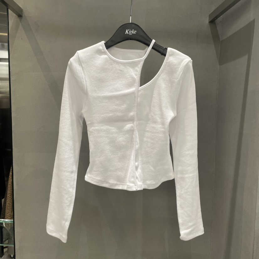 KirKe韓國直郵女裝新品24秋冬時尚真品推薦人氣休閑長袖T恤KIRKE長袖T恤