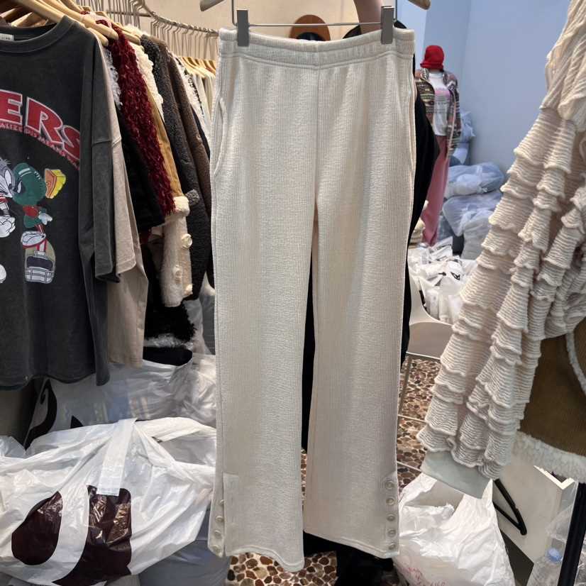 THE LINE-暫停東大門代購女裝新品熱賣24秋夏休閑時尚休閑褲THE LINE-q休閑褲