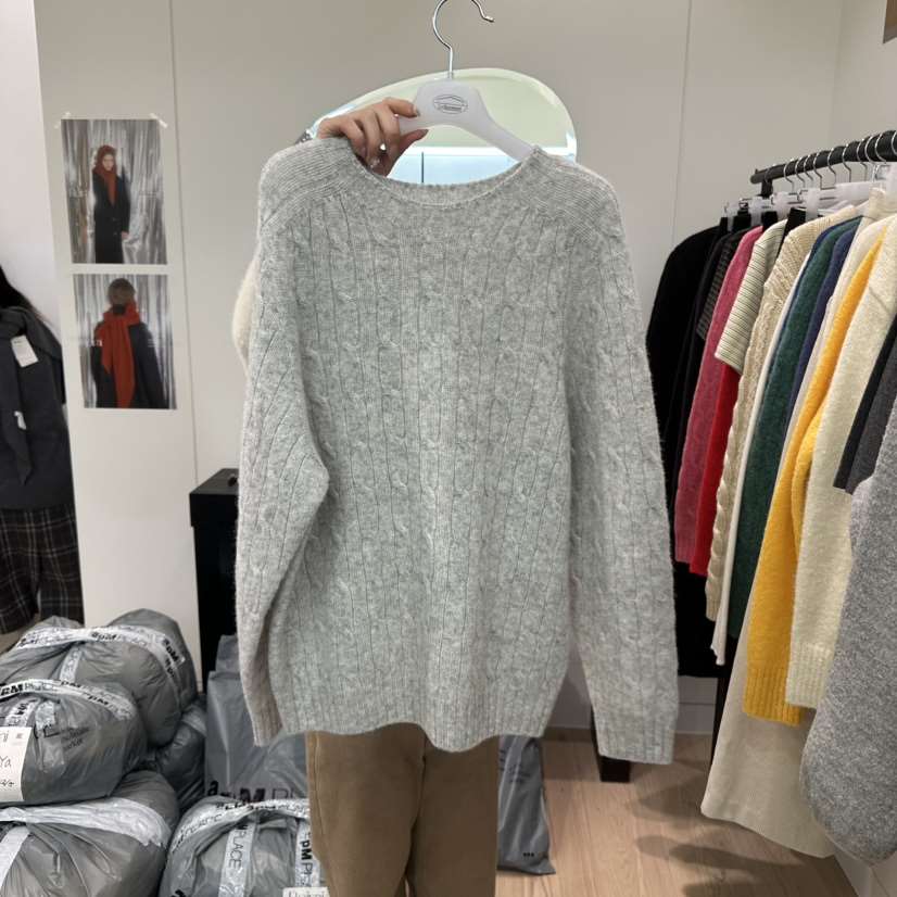 THE COVER東大門實拍女裝新款推薦時尚職業休閑熱賣24秋夏毛衣Reirai毛衣