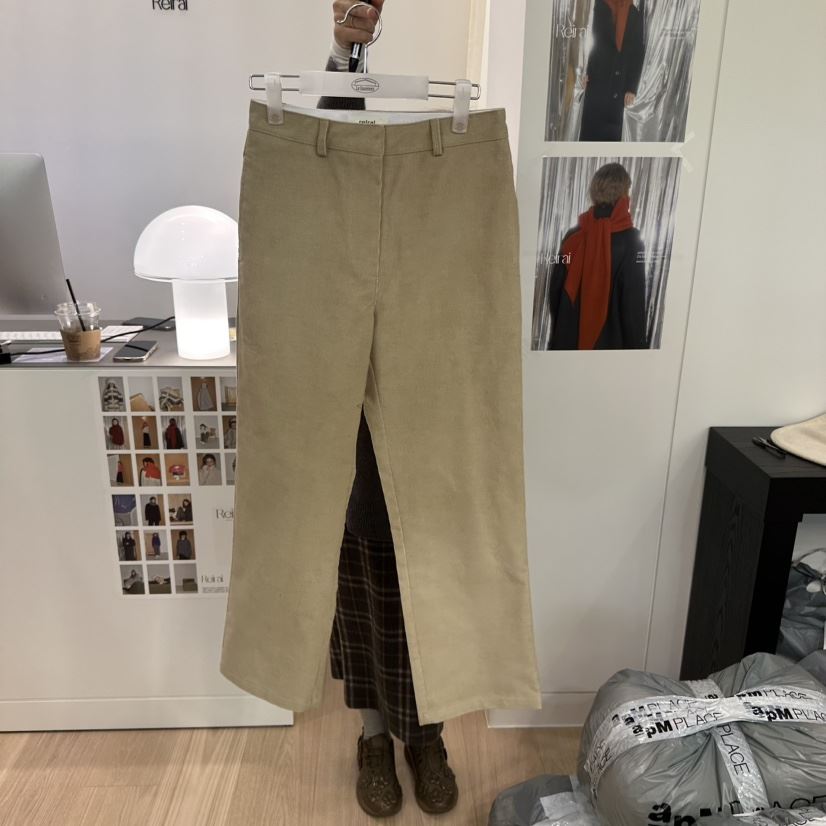 THE COVER東大門實拍女士新品時尚職業休閑24秋夏推薦休閑褲Reirai休閑褲