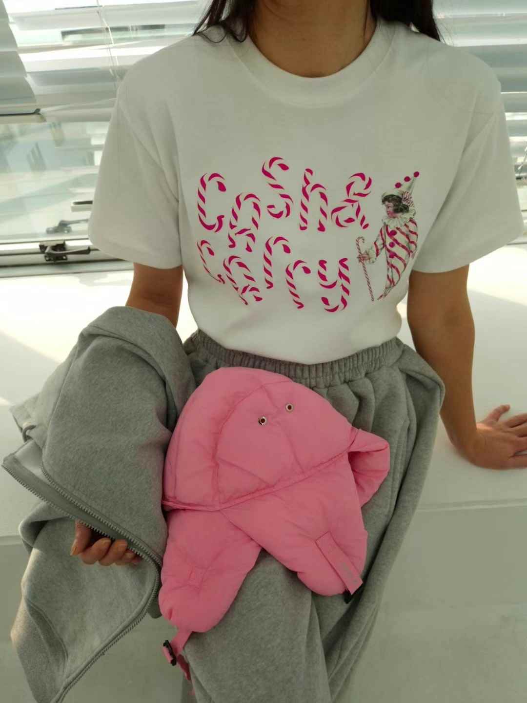 COTTONFACTORY韓國直郵女裝新款推薦熱賣職業24秋冬休閑T恤COTTONFACTORYT恤