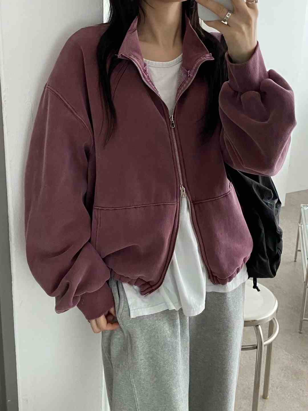 UNPLAN韓國直郵女裝新款休閑推薦人氣熱賣真品職業24秋冬衛衣UNPLAN衛衣