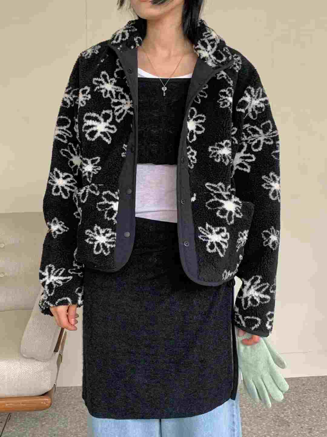 PEETS韓國直郵女裝新款熱賣24秋冬休閑人氣職業真品夾克雙面PEETS夾克