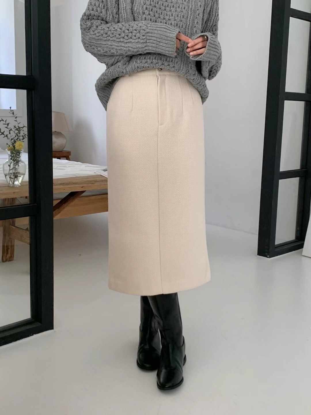 AN STAND韓國直郵女裝新款熱賣推薦人氣真品休閑半身裙中短裙AN STAND-2件起半身裙/中短裙