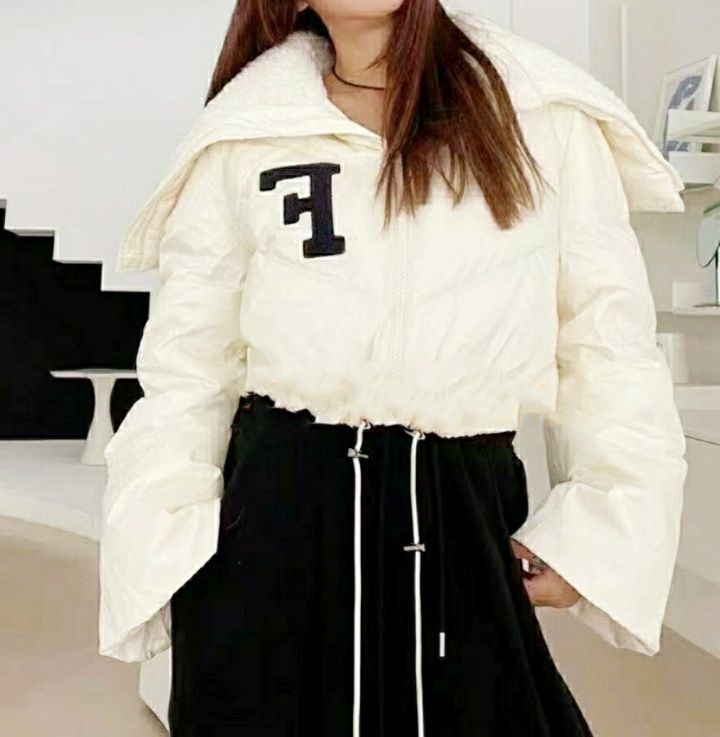 BLING BLING-S韓國代購女裝新款24秋夏職業休閑短款棉服填充BLING BLING-S短款棉服